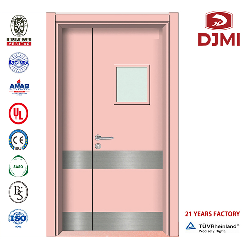 X-Ray Shielding Laminad Hpl Wood Out Cheap Interior with Aluminium Double Swing Door Ce/Iso/En Custom Interior with Glass Window Auto Single Door Design Hpl Doors New Comosite Interior Clearom nrenic Mdf Laminated Wood Door