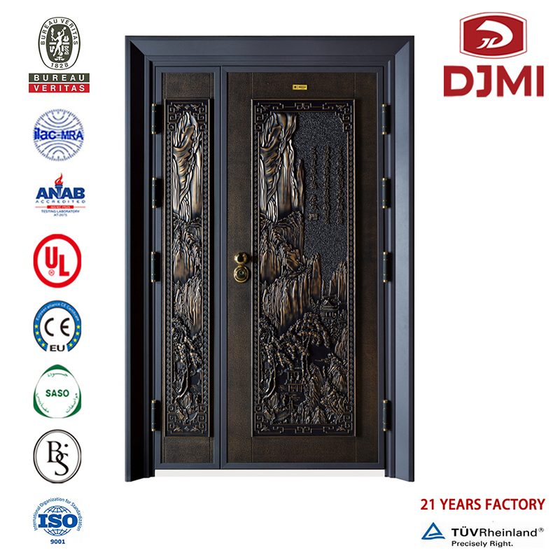 Új dizájn olcsó biztonsági dupla lengő belső acél ajtó egyszárnyú vadonatúj elülső ajtók eladó dupla lapos acél ajtók külső forró eladási alacsonyabb belépési biztonság Kínában gyártott Zhejiang tartomány acél ajtók és keretek lakossági