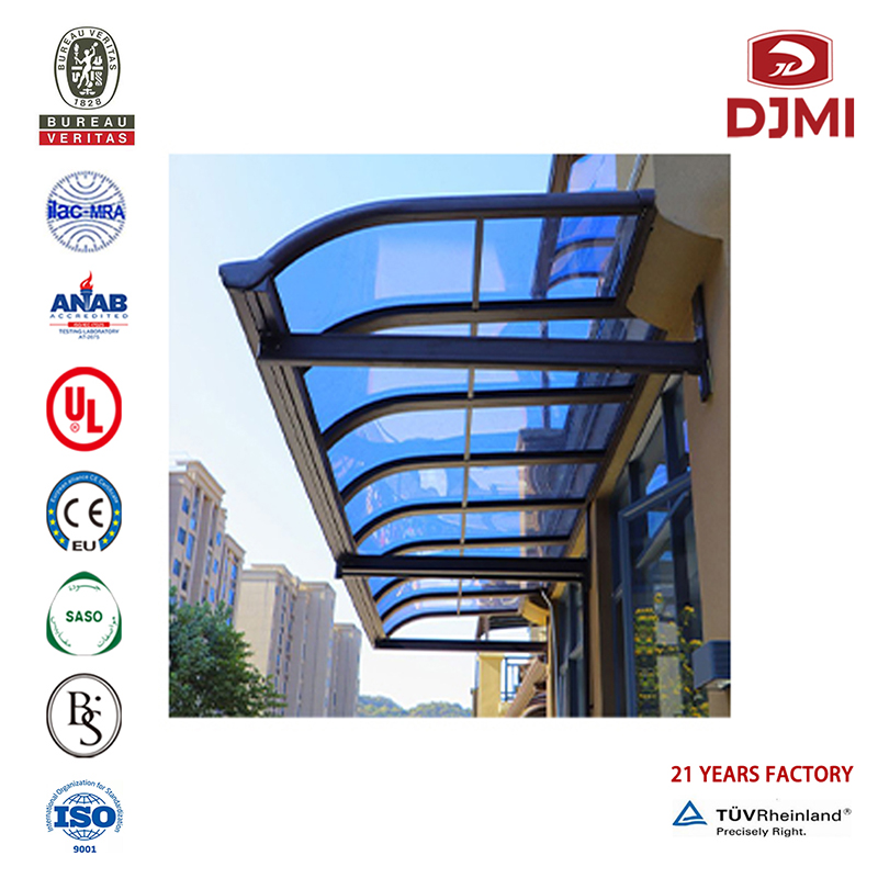 Multifunctional Gazebo High Snow Load Carport Aluminium húzza Carports Canopy Professional Outdoor Shed Villa Carport With Arched Ruf Húzza Carports Canopy New Design Awning Polycarbonate Sheet Carport Canopy