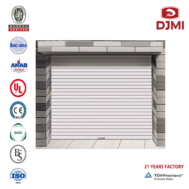 Multifunkcionális Roll Up Automata Lifting Aluminium Garage Door Professional Factory Price Aluminium Roll Up Olcsó ágazati garázsajtó Új Design Electric Aluminium Roll Up Modern Grage Door