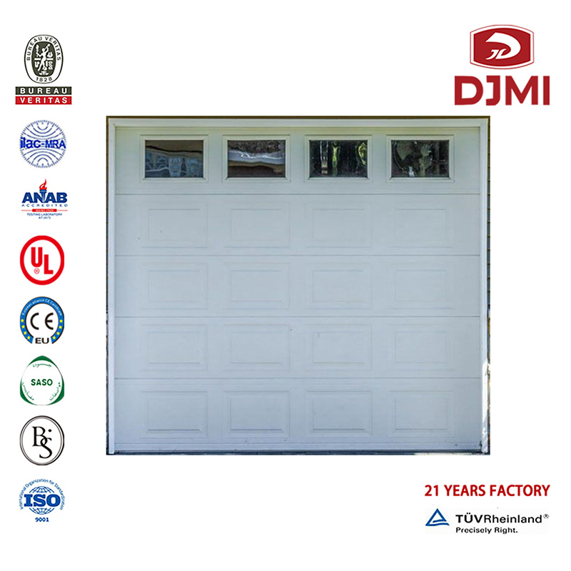 A Roller Doorsgarge Door Business multifunkcionális fehér színű Roller Aluminium árak Két Garage Door Professzionális függőleges Aluminium Rolling Manuel Best Electric Up And Over Garage Doors