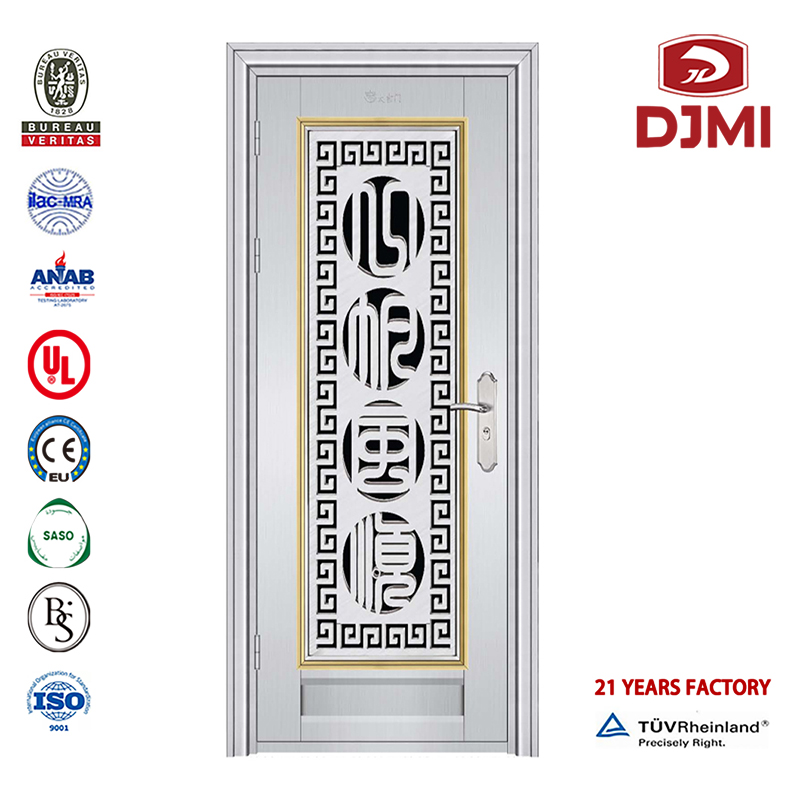 Az ajtógyártó biztonsági ajtók és ablakok Stainless Steel Door High Quality Exterior, Stainless Steel Door, és az Ablakok Stainless Steel Grill Door felirattal ellátott spanyol stílusú festés
